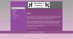 Desktop Screenshot of jolandastrimsalon.nl